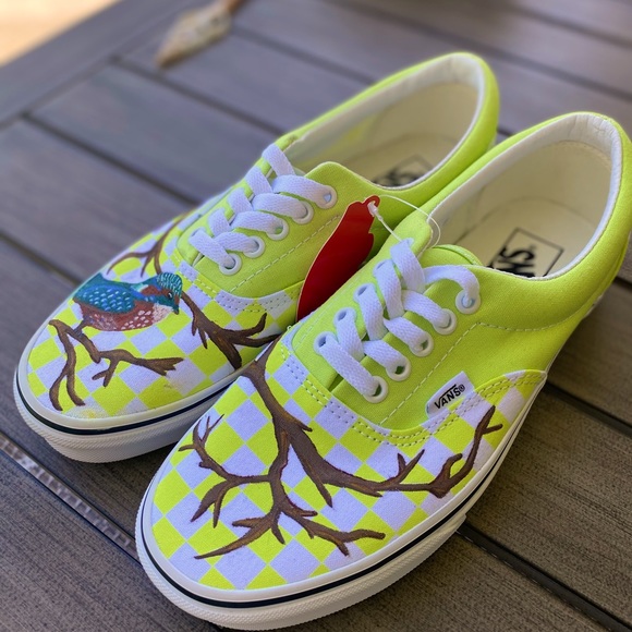🌴🌼VANS- CUSTOM HAND PAINTED SHOES🌼🌴 - Picture 6 of 13